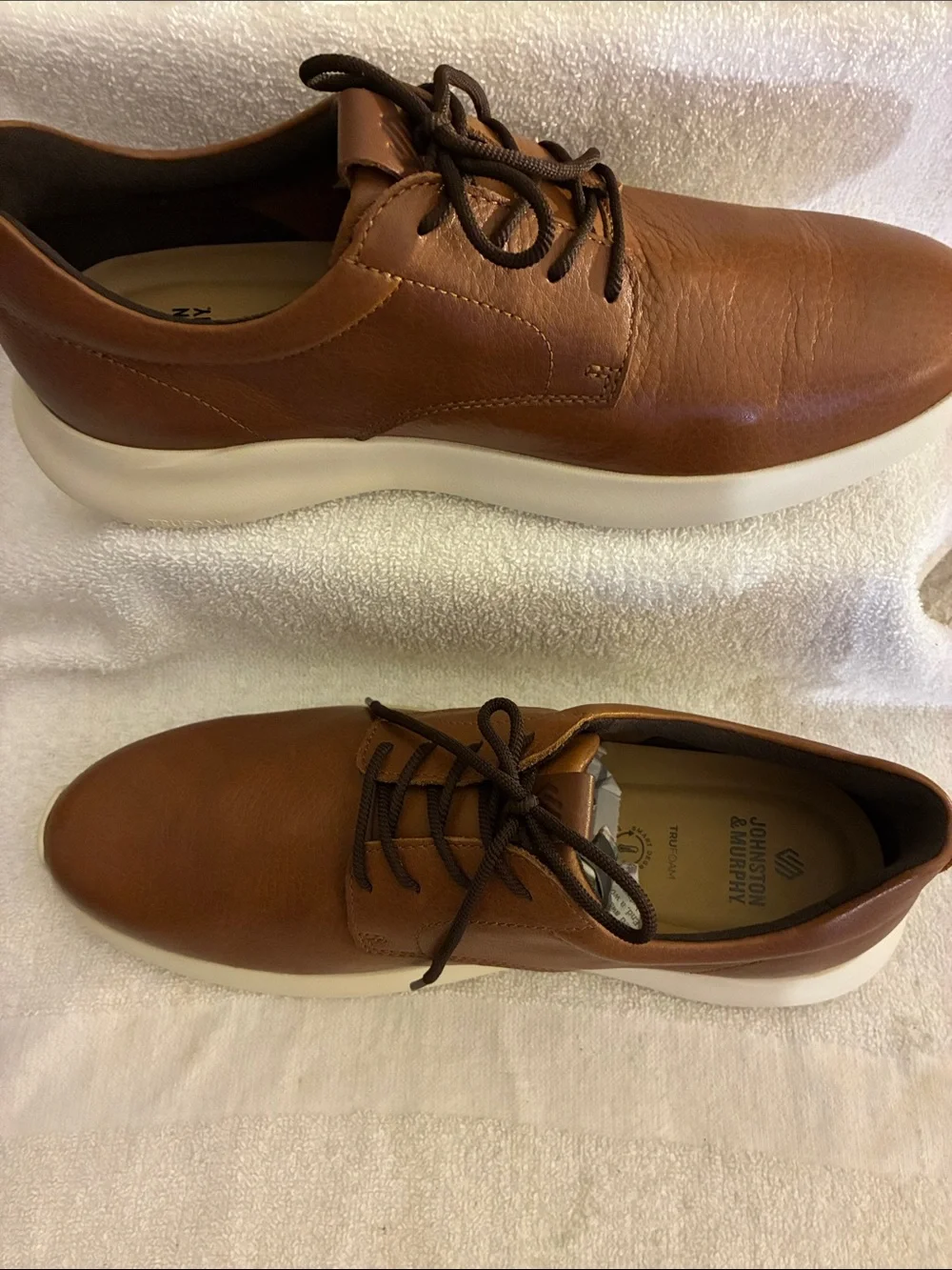 Johnson & Murphy Amherst 2.0 Men's Casual sneaker Brown grain leather NWOT
